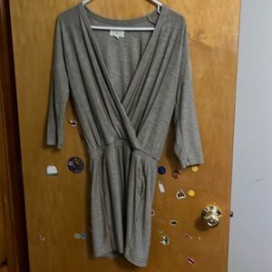 Lou and Grey dress.  3/4 length sleeves. Excellent condition. Olive in color.